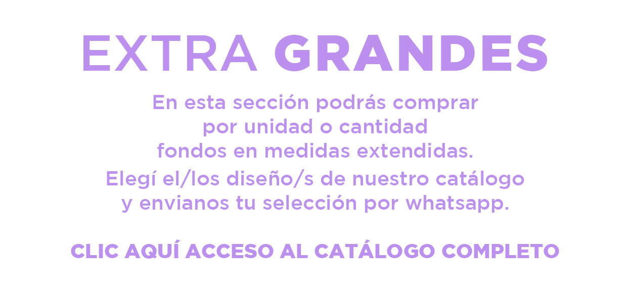 Banner de la categoría FONDOS EXTRA GRANDES