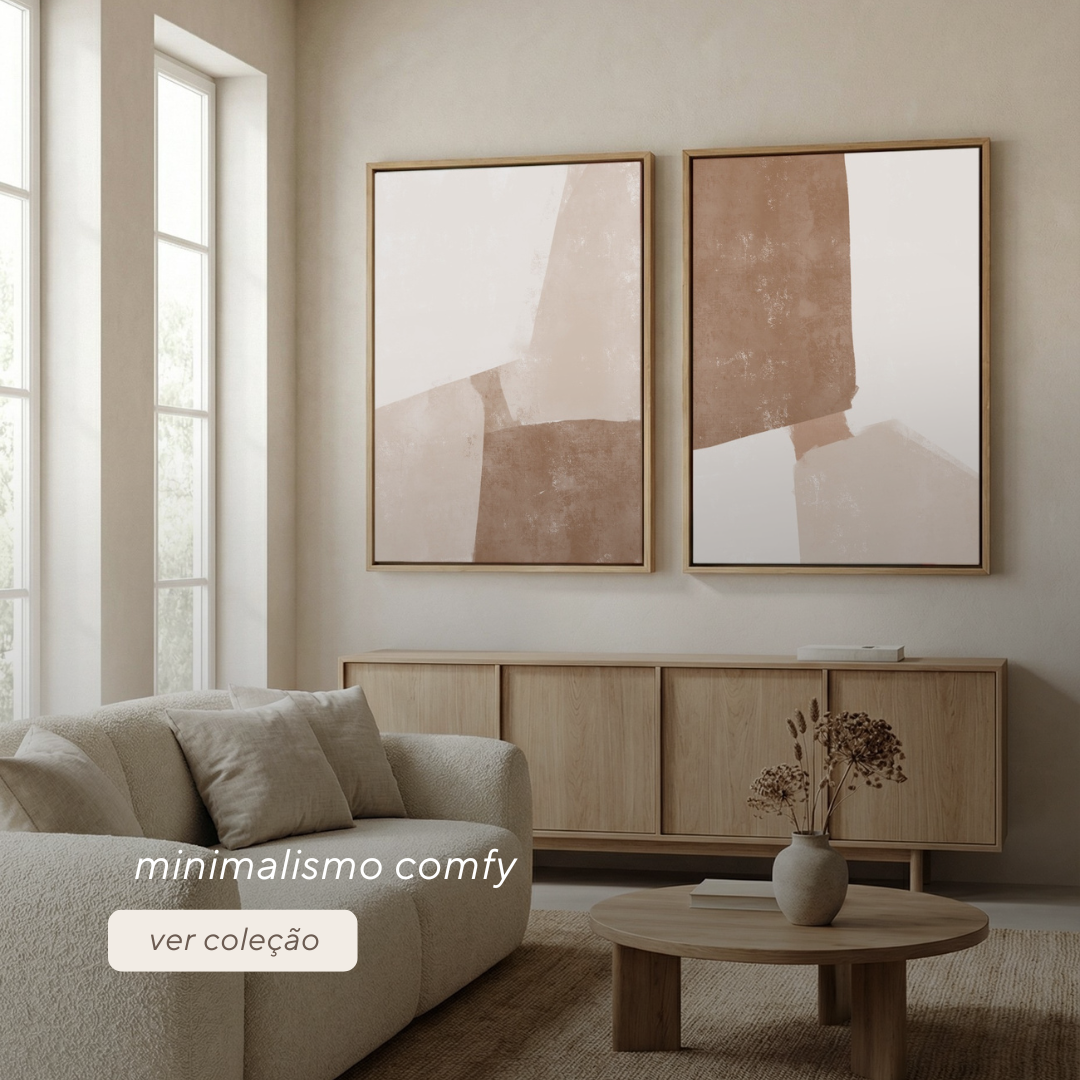 Cole&ccedil;&atilde;o Minimalismo Comfy