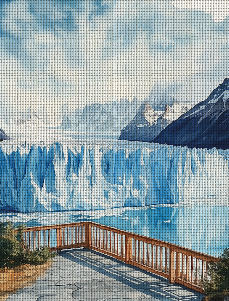 Diamond Painting Glaciar Perito Moreno