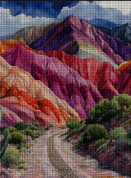 Diamond Painting Cerro 7 Colores