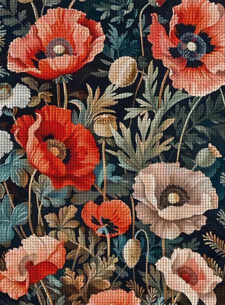 Diamond Painting Amapolas