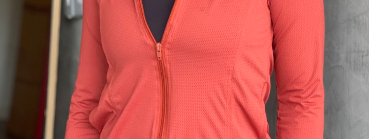 Detalhe zip, casaco Mybox Terracota