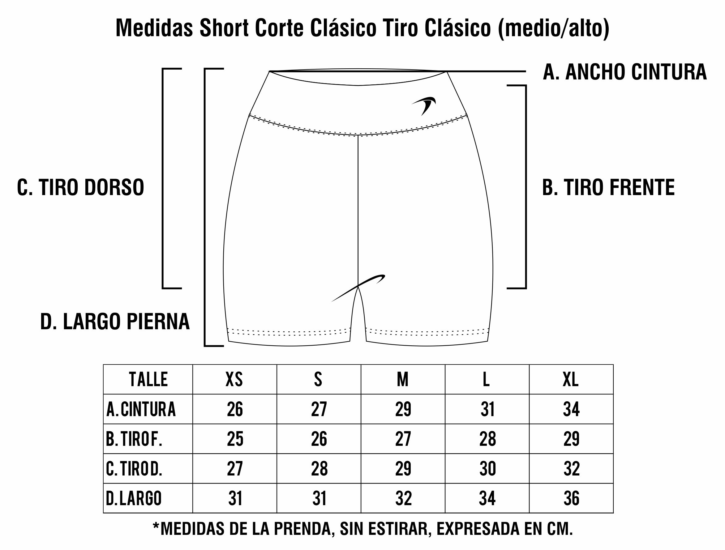 Mayoristas Taiyo - Medidas de las Prendas