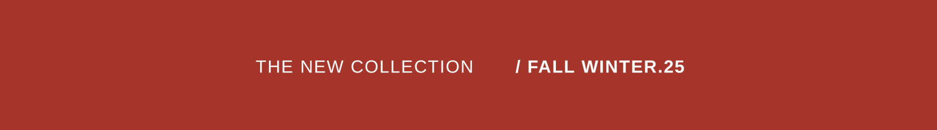 Banner de la categoría LANZAMIENTO FW25