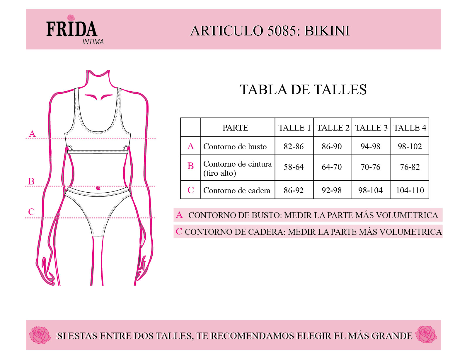 medidas articulo 5085