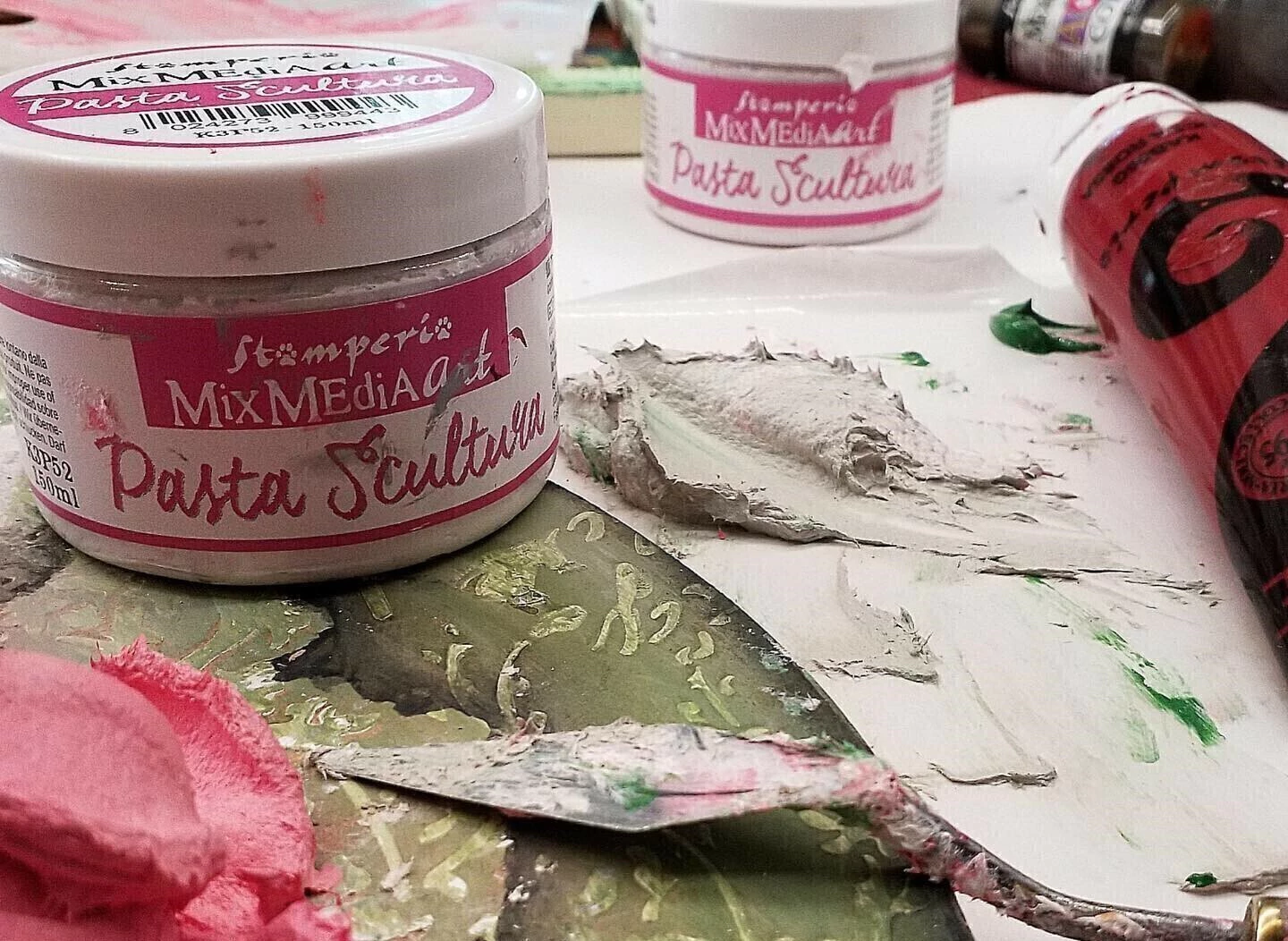 Banner da categoria Pastas de Textura e Gessos