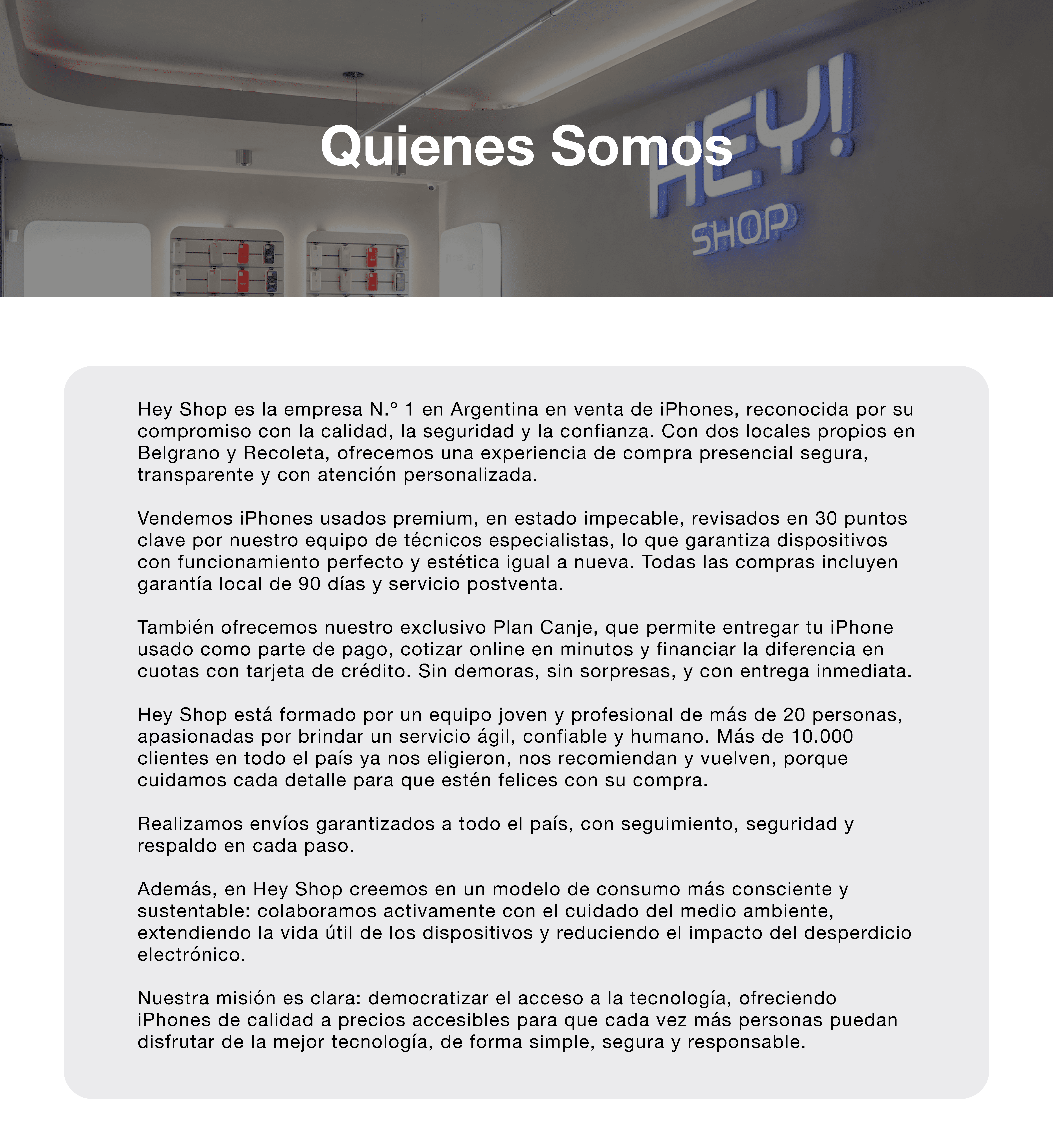 Versión desktop - Servicio técnico