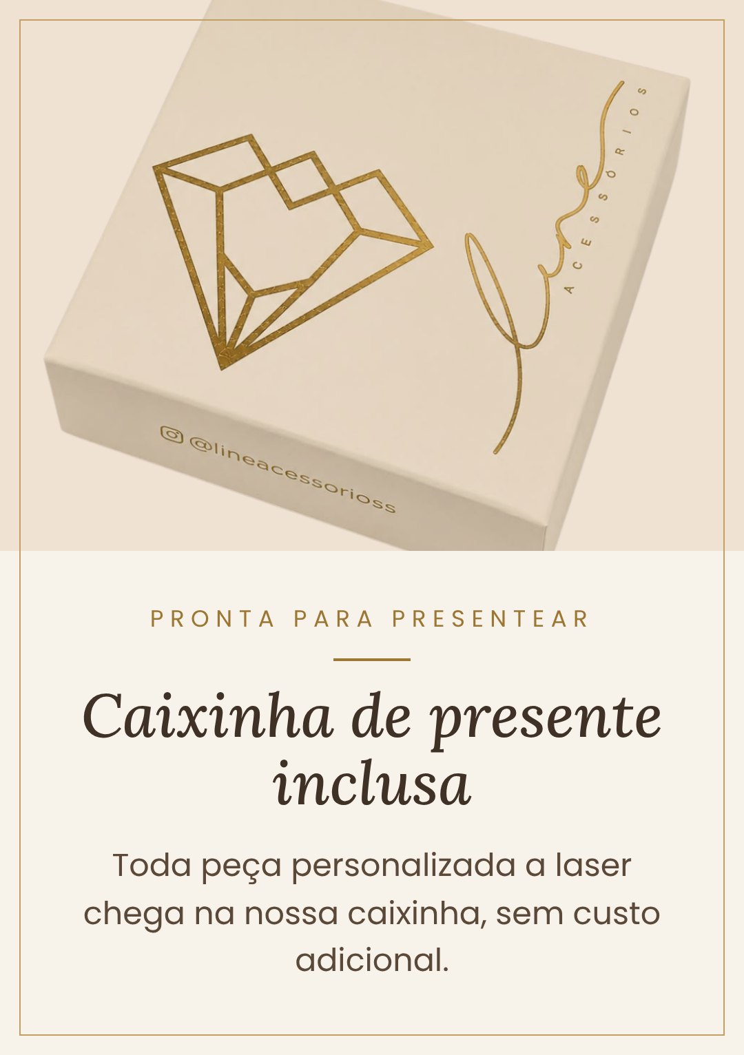 Caixinha de presente Line inclusa