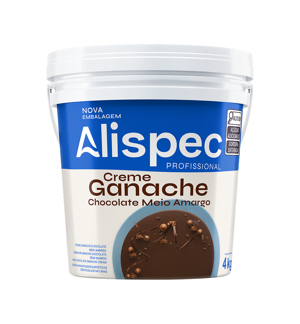 CREME GANACHE CHOCOLATE MEIO AMARGO 4KG