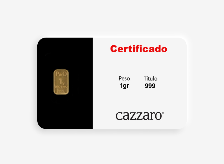 Cazzaro-Lingote 1gr