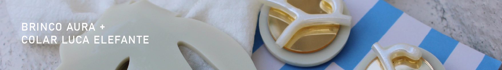 Banner da categoria Colar Luca + Brinco Aura