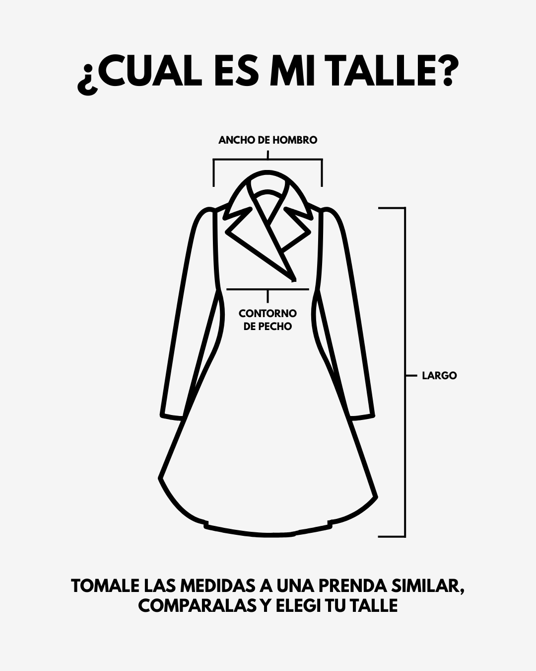 Talles Abrigos