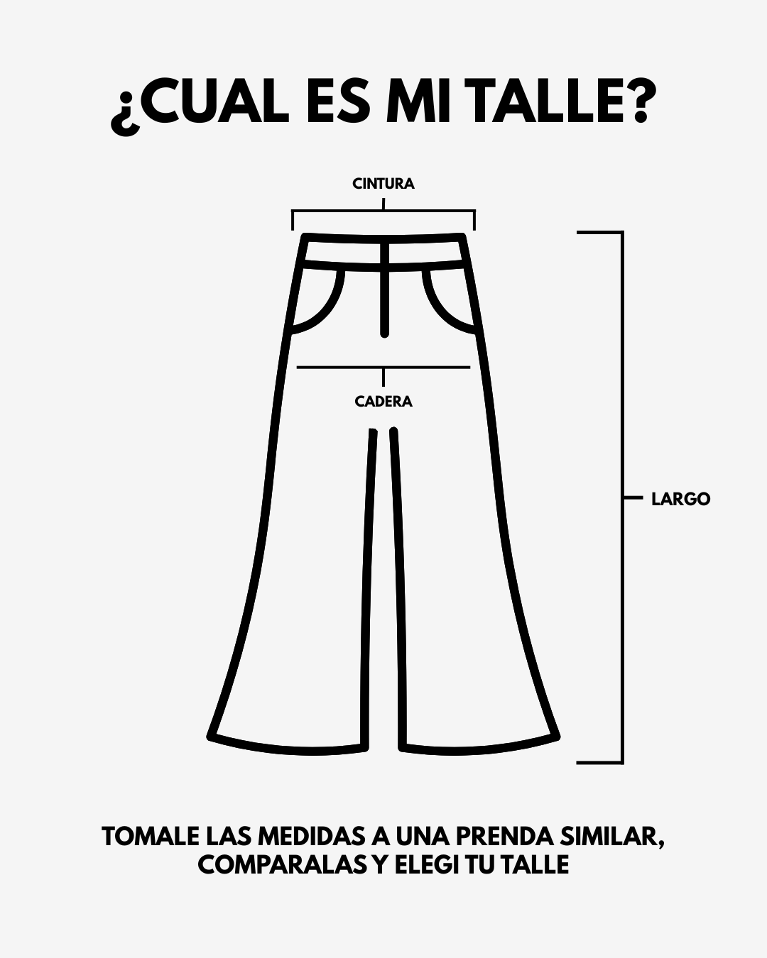 Talles Prendas Inferiores