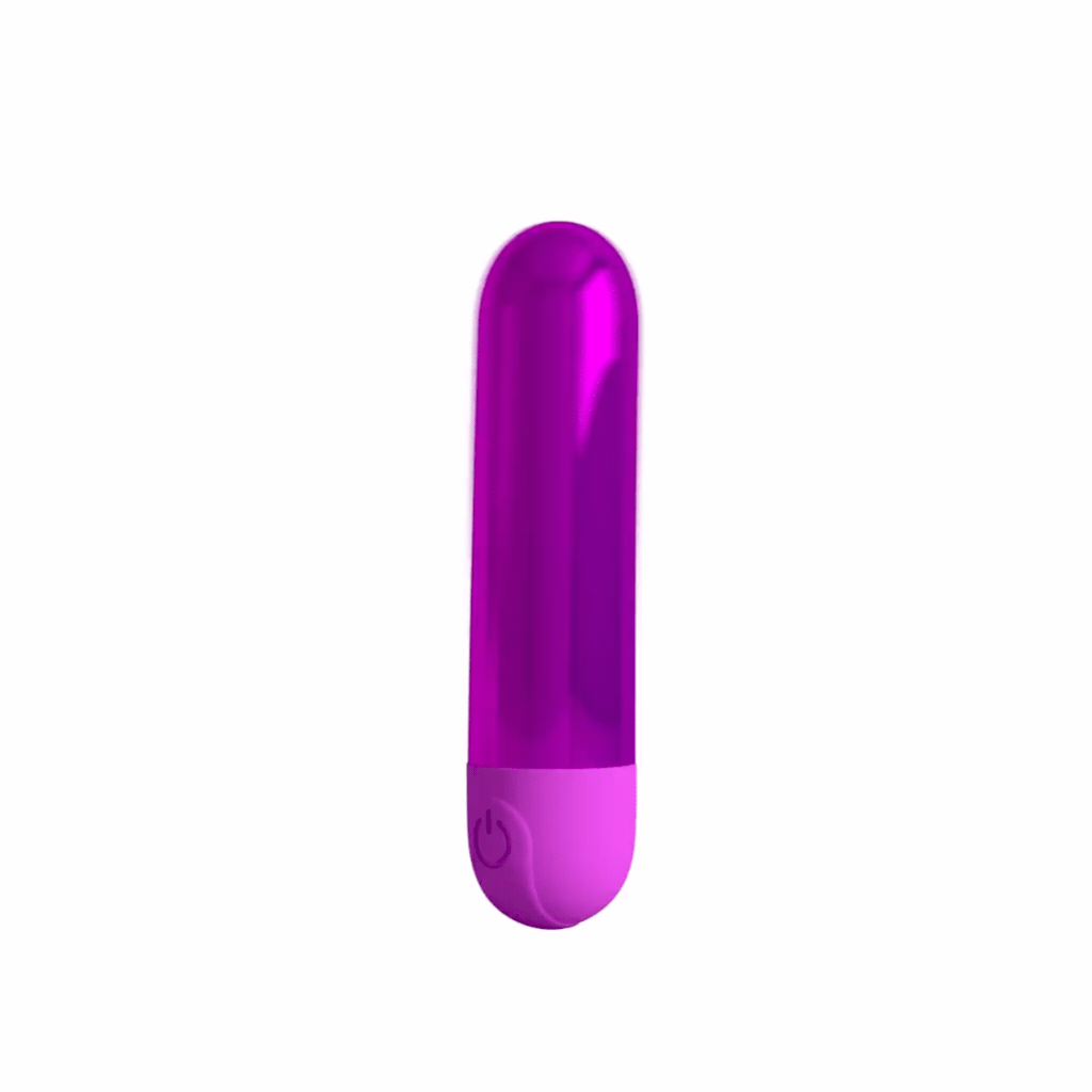 Gif animado do Bullet Vibrador Kiwi roxo vibrando.