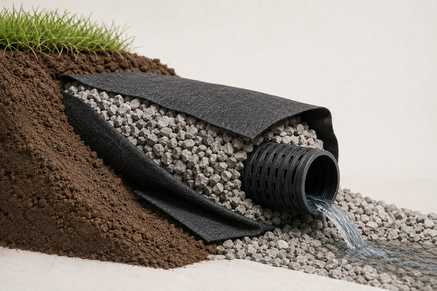 Geotextil para drenaje