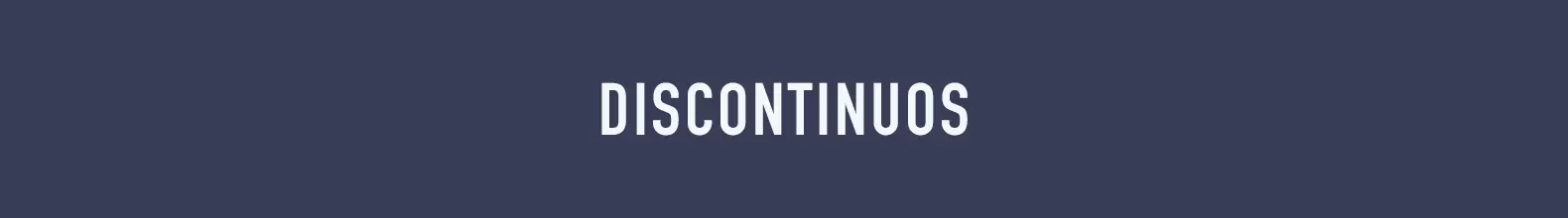 Banner de la categoría DISCONTINUOS 