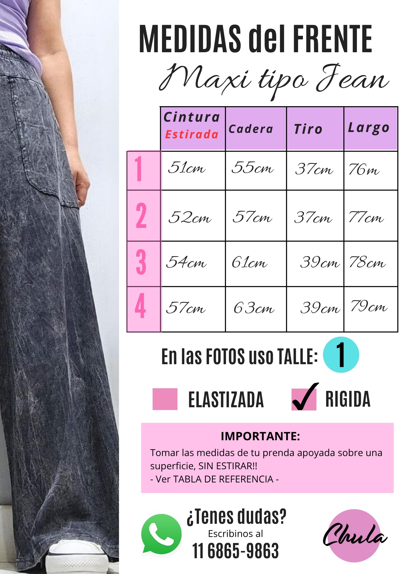 Pantalón Wide Leg Mujer de Algodón | CHULA