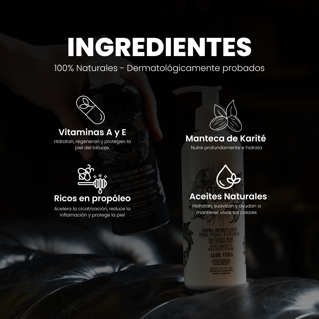 Kit After Care Premium para el Cuidado de Tatuajes