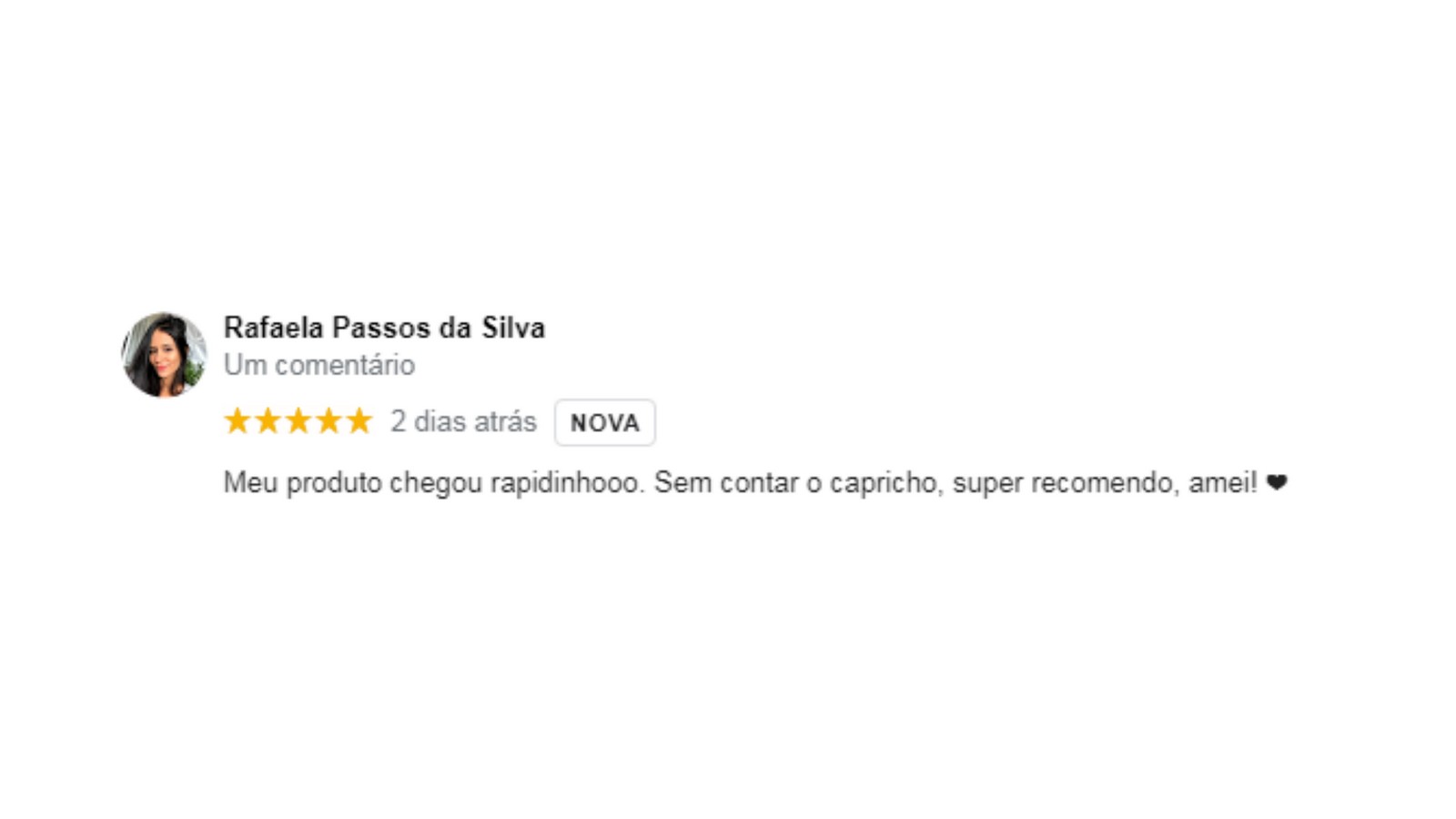Depoimento de cliente sobre atendimento ímpar e entrega perfeita da ArteFeita