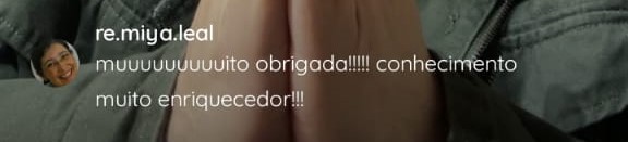 Coment&aacute;rio de cliente agradecendo o conhecimento compartilhado pela ArteFeita