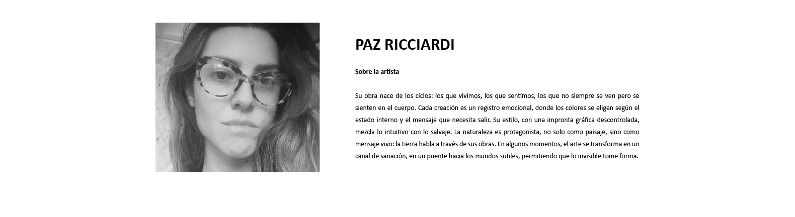 Banner de la categoría PAZ RICCIARDI