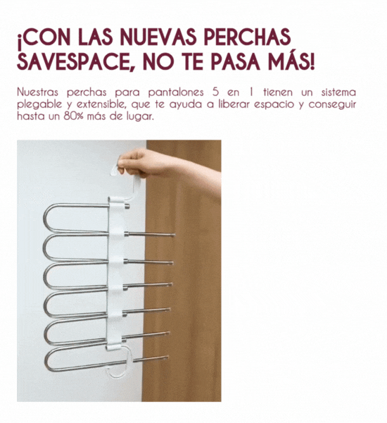 Percha SaveSpace - Comprar en Tienda Popurrí