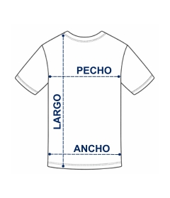 Guía para tomar las medidas de remera
