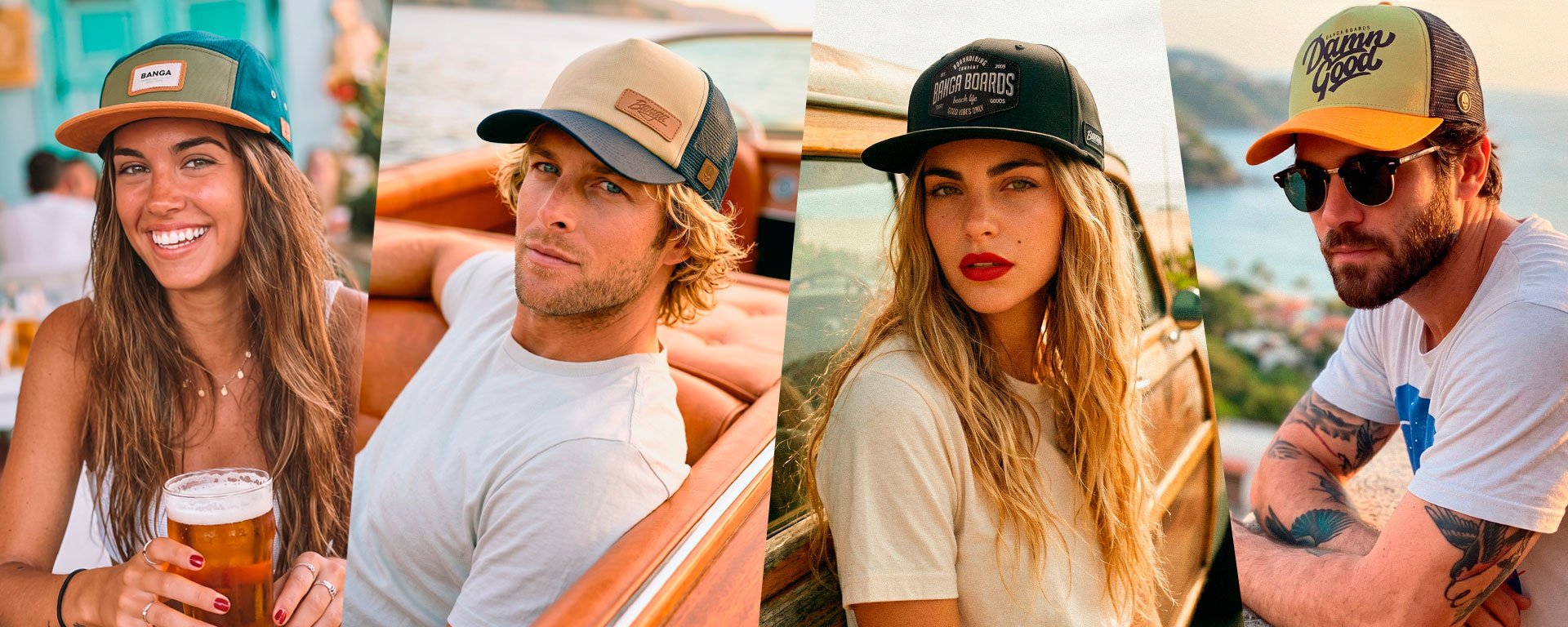 Gorras Banga Boards Colecci&oacute;n Oficial