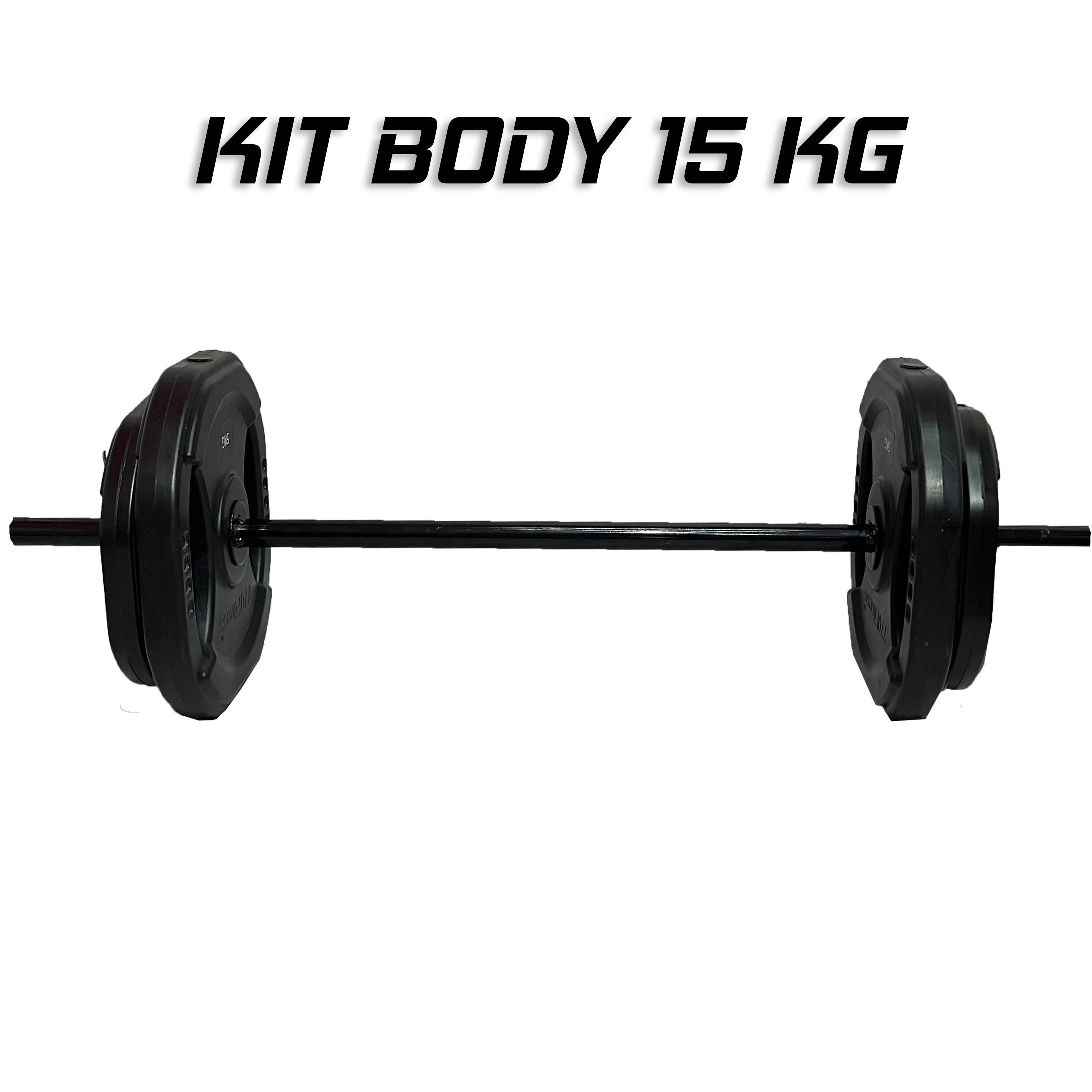 Kit Body Pump 15kg &mdash; Vista completa del set
