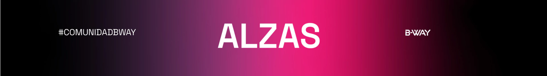 Banner de la categoría ALZAS