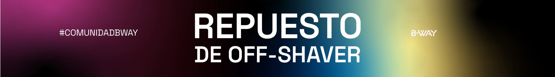 Banner de la categoría OFF SHAVER