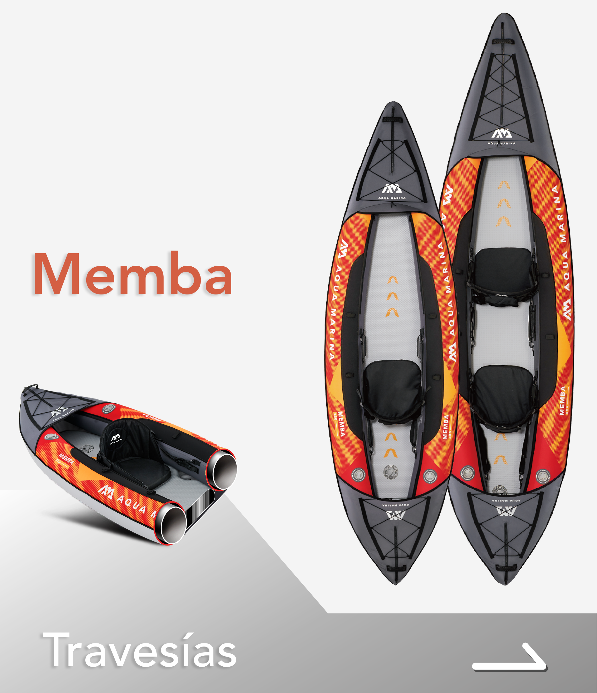 Kayaks Traves&iacute;as