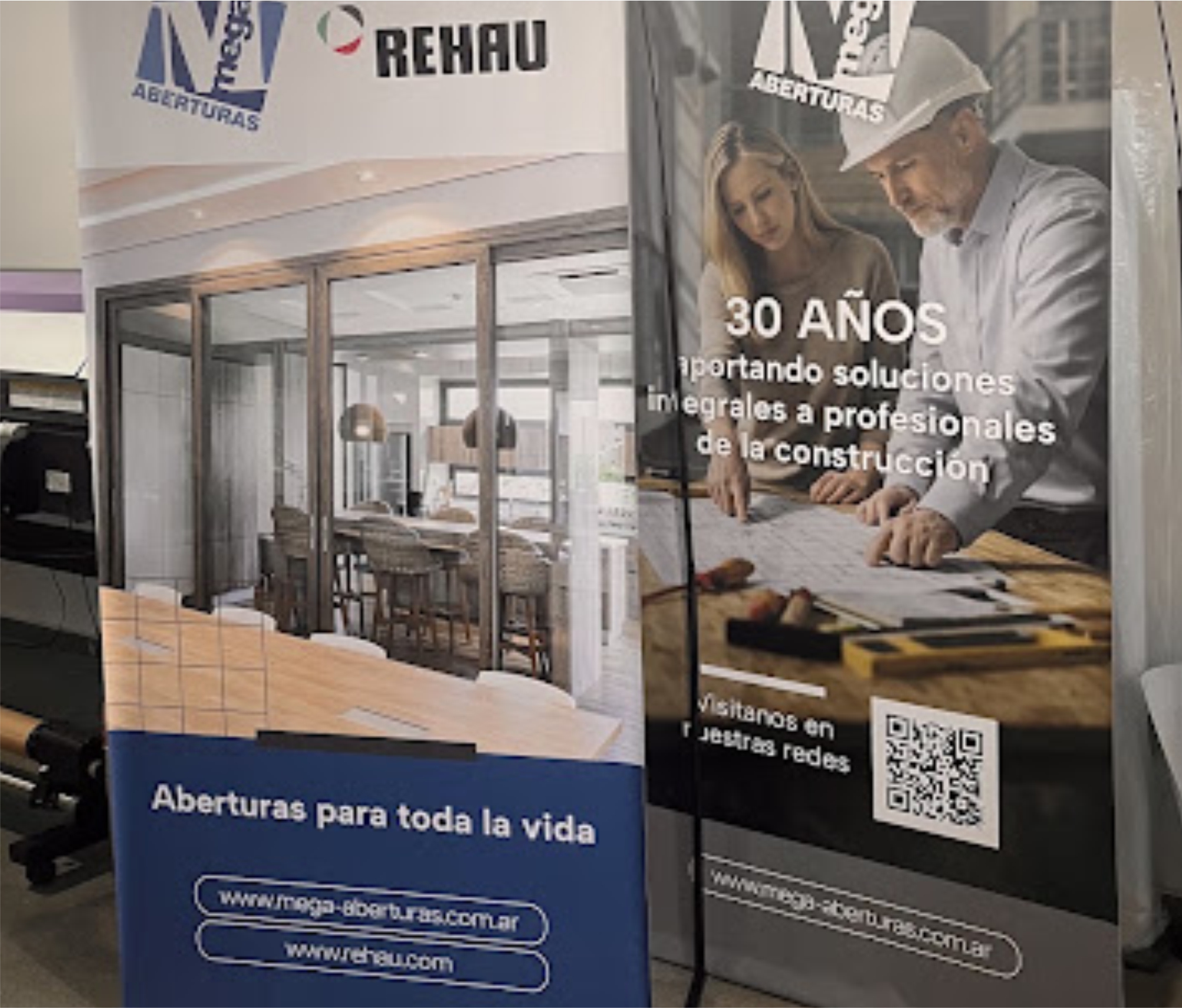 Banners y estructuras publicitarias