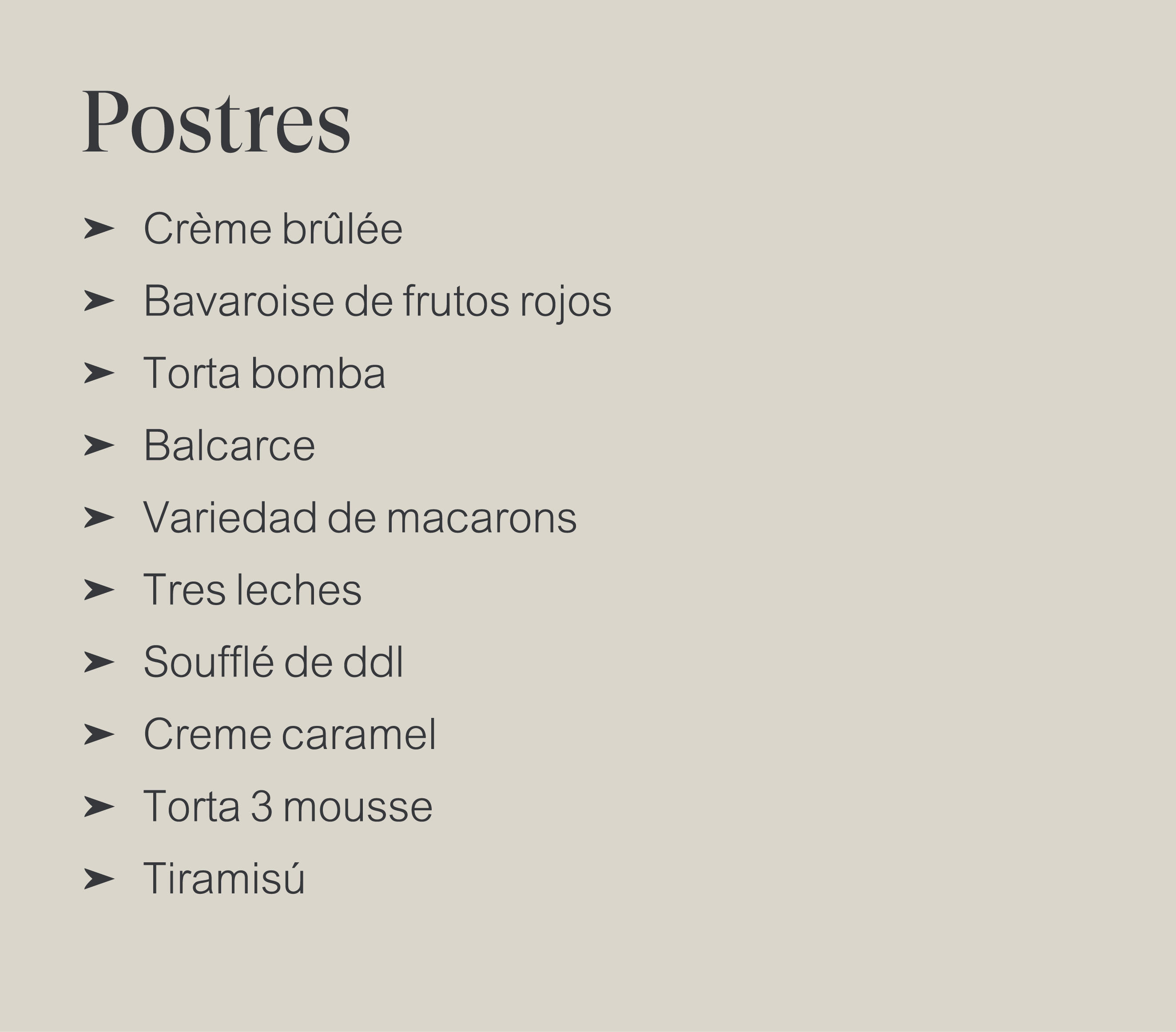 postres