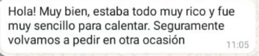 Testimonio de cliente de Casa Gourmet