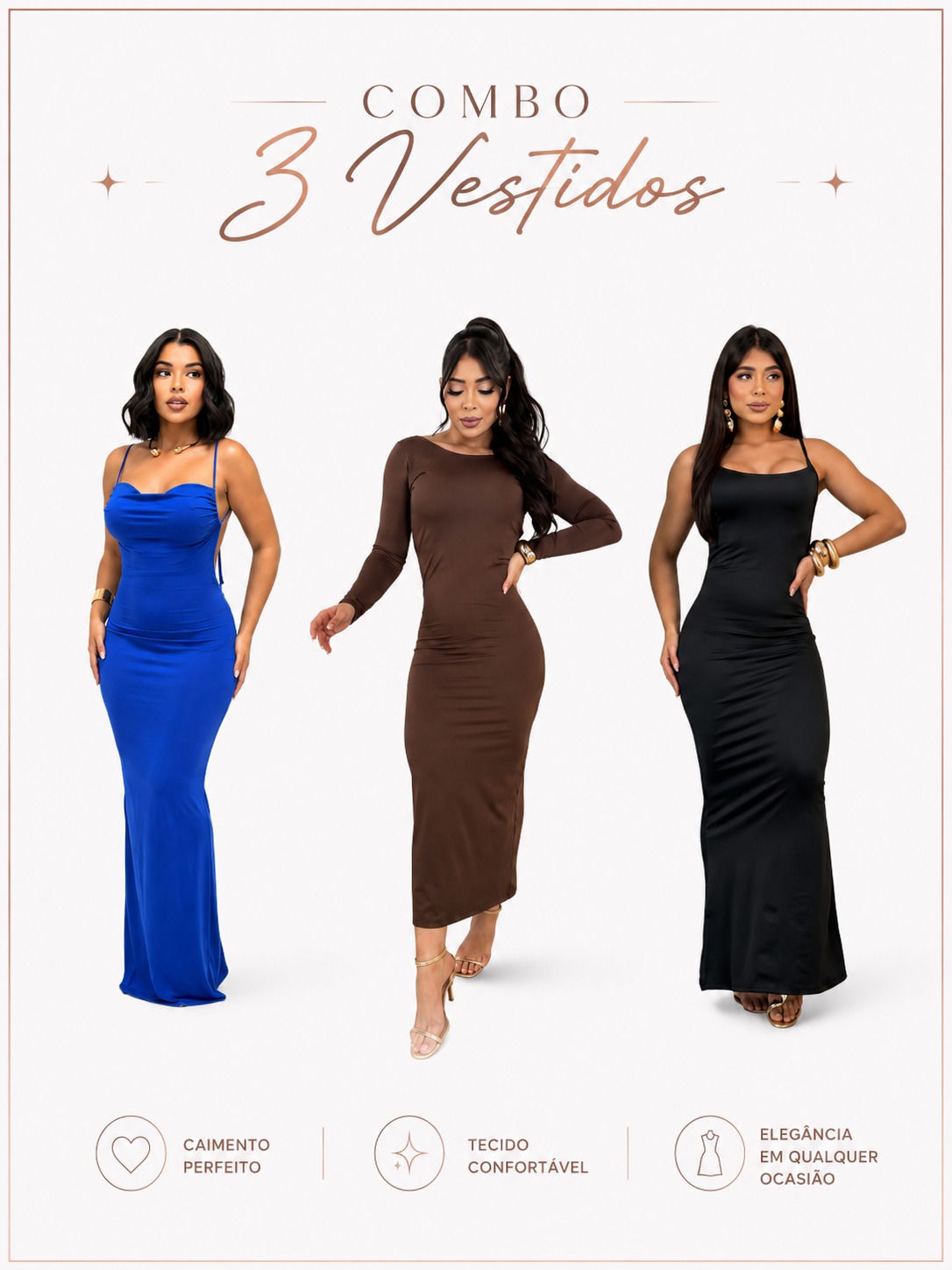 Capa do Combo 3 Vestidos