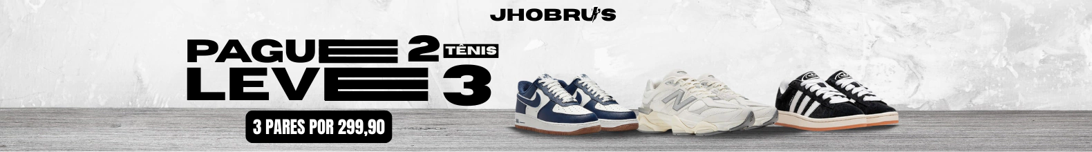 Banner da categoria 3 PARES POR R$299,90 