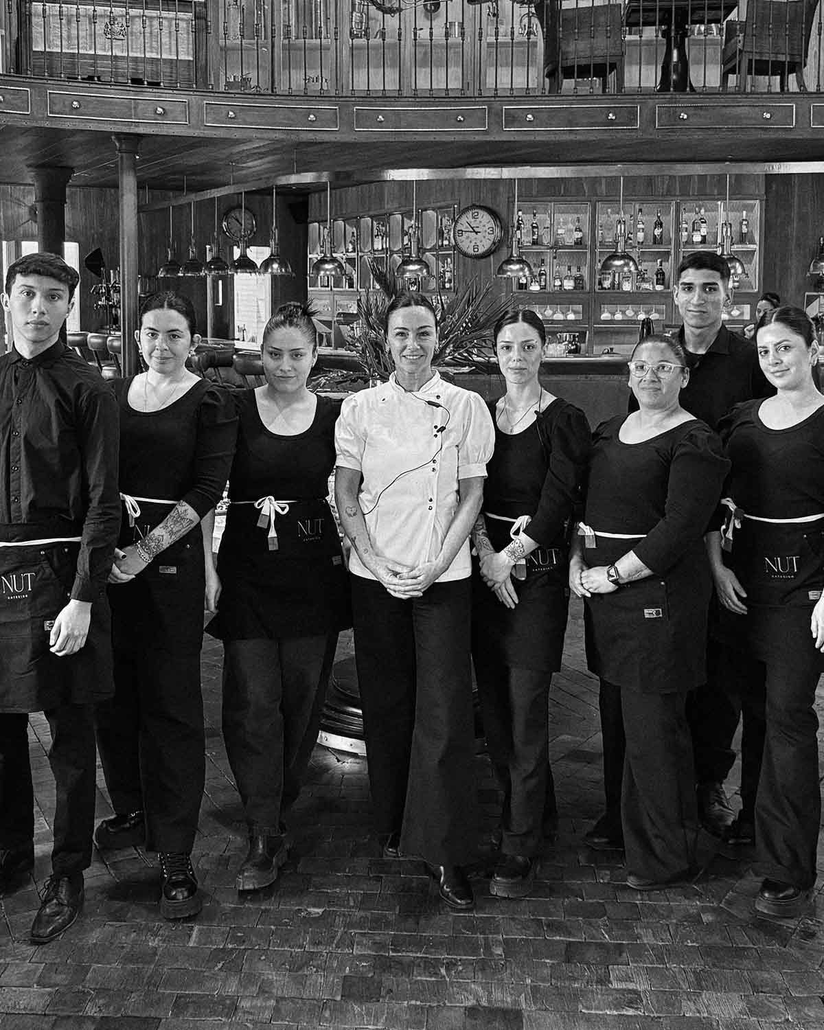 Equipo de cocina de NUT Catering