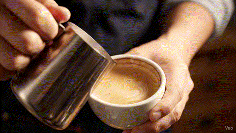 Espuma cremosa do NICE Milk Barista