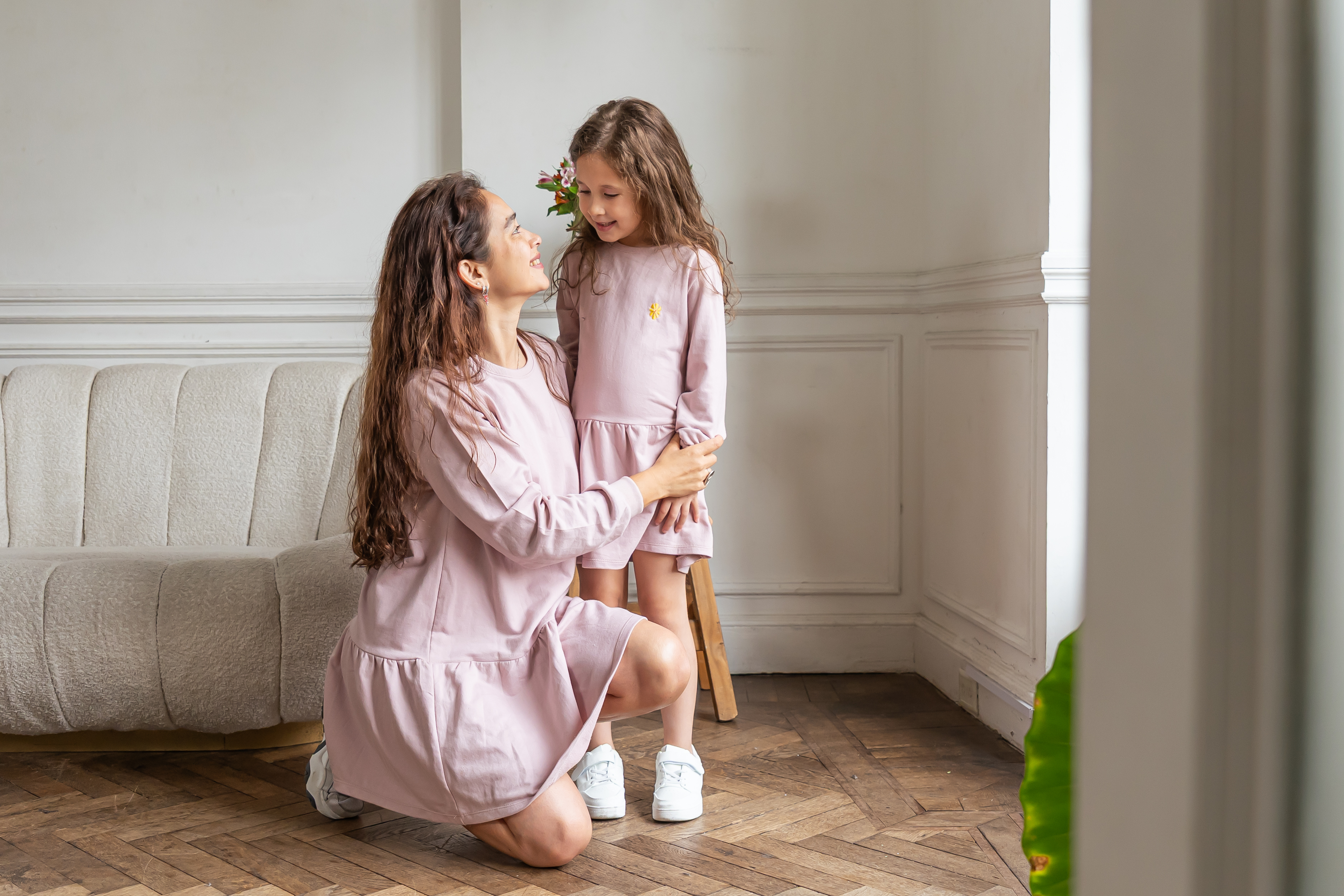 Match mamá e hija - Vestido Rústico