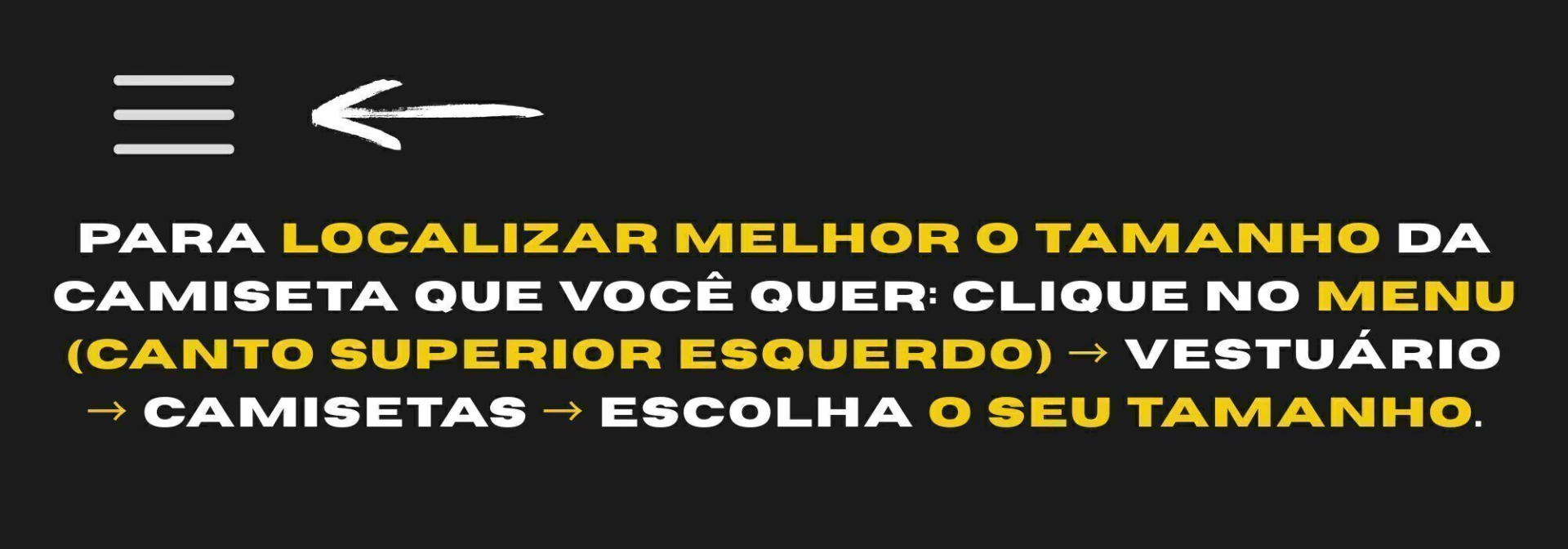 Banner da categoria CAMISETAS
