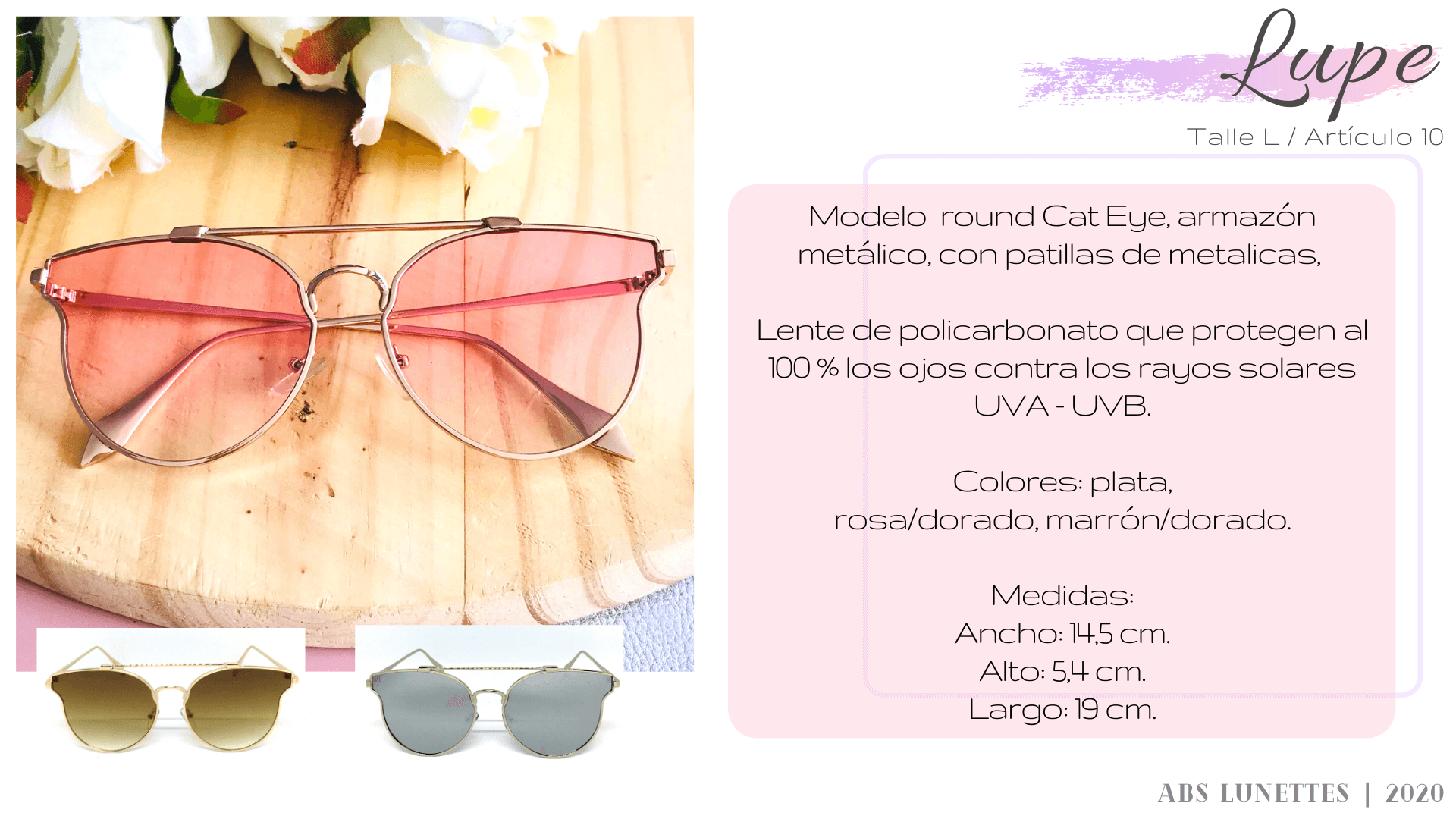 lentes de sol con filtro uv400