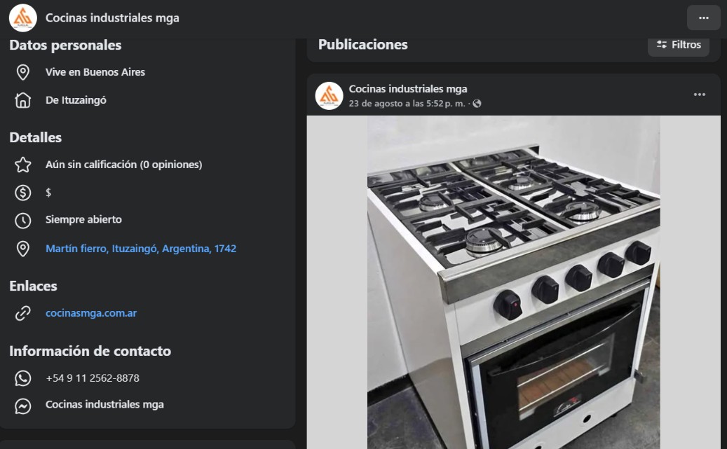 Estafa facebook nueva cocinasmga