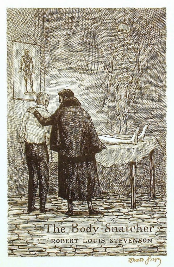 Ilustración de Edward Gorey de 1884
