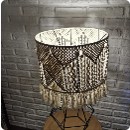 Foto del comprador: l&aacute;mpara de macram&eacute; con luz blanca c&aacute;lida