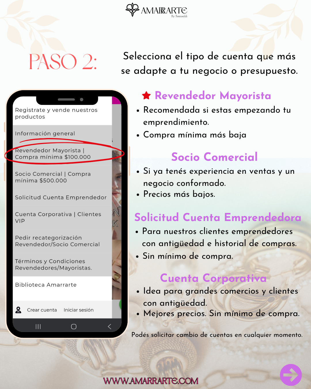 C&oacute;mo vender joyas de oro laminado y 18k Amarrarte by Remualdi