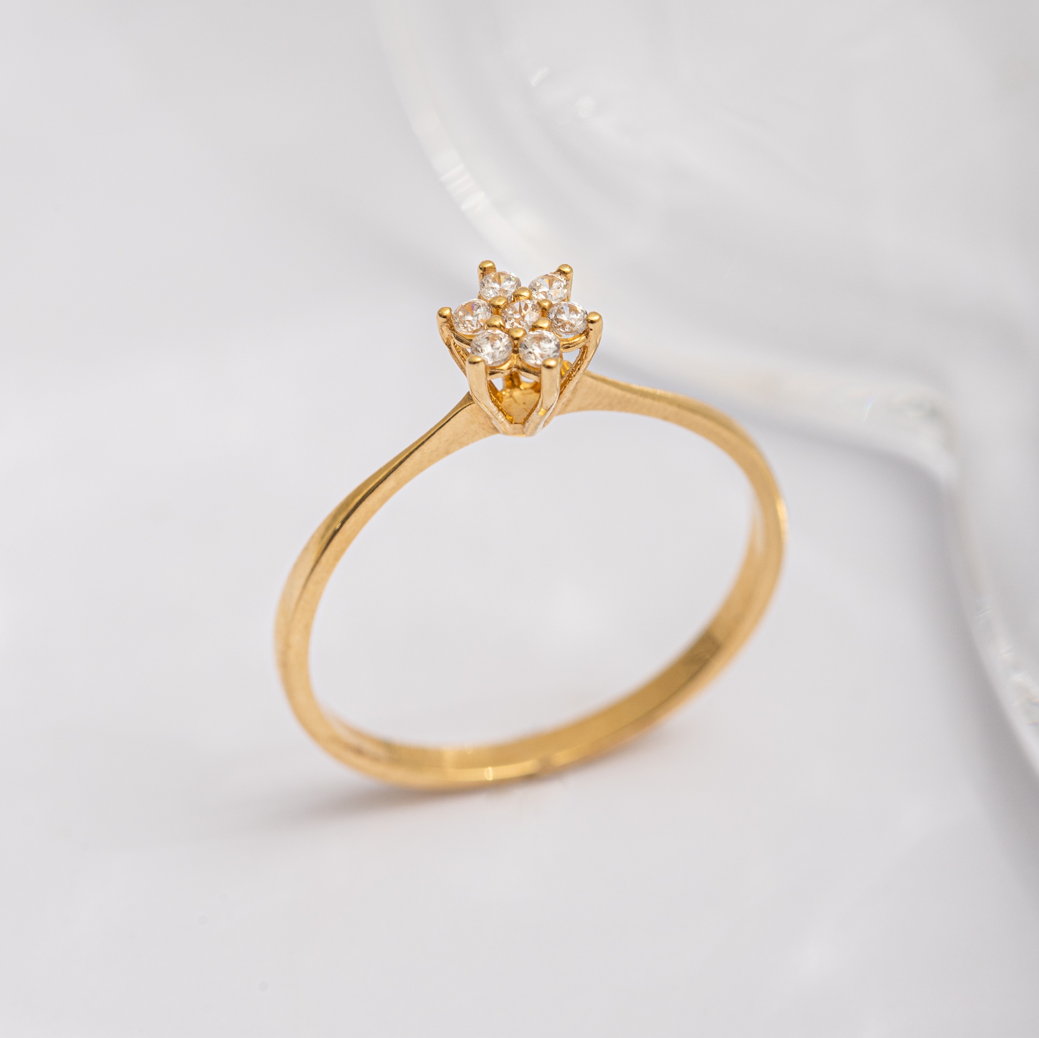 Foto de Anel Chuveiro em Ouro 18K