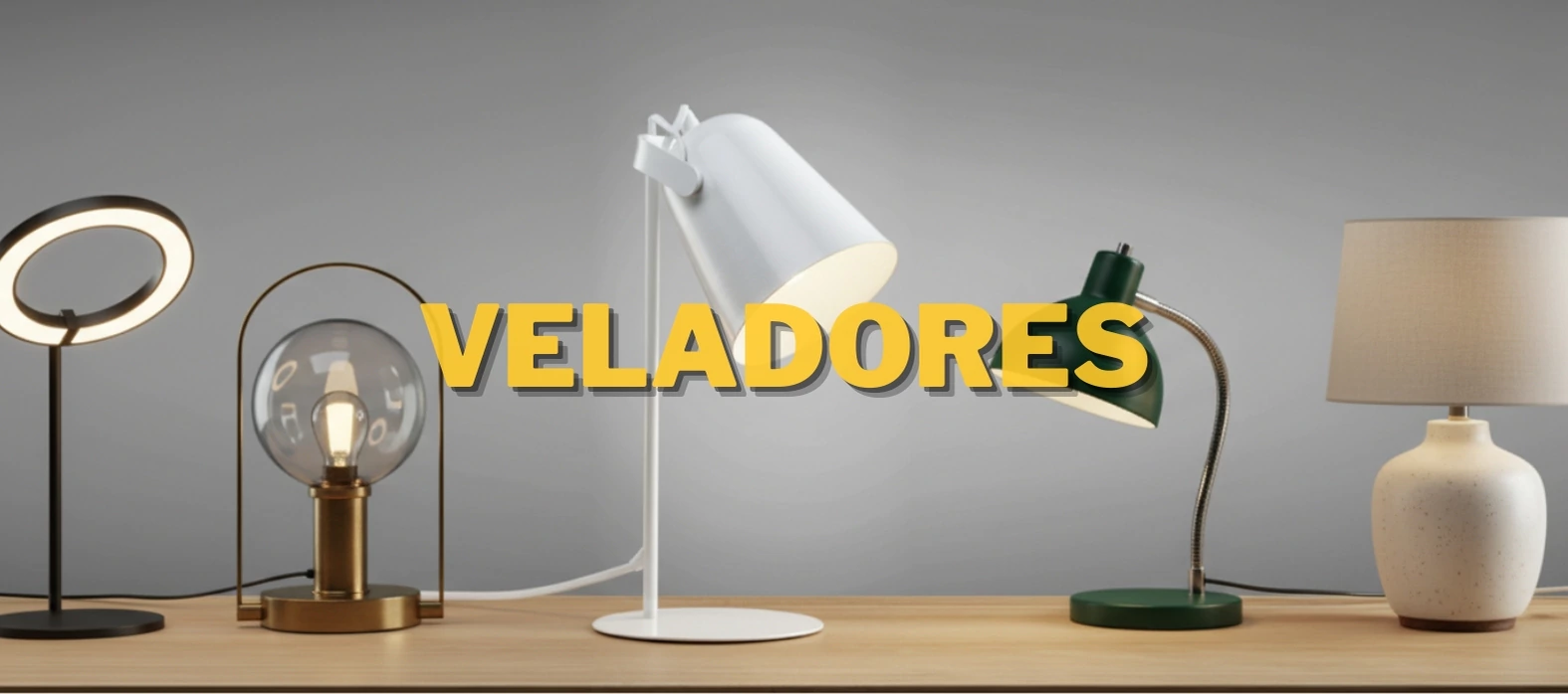 Banner de la categoría Lámparas de Mesa