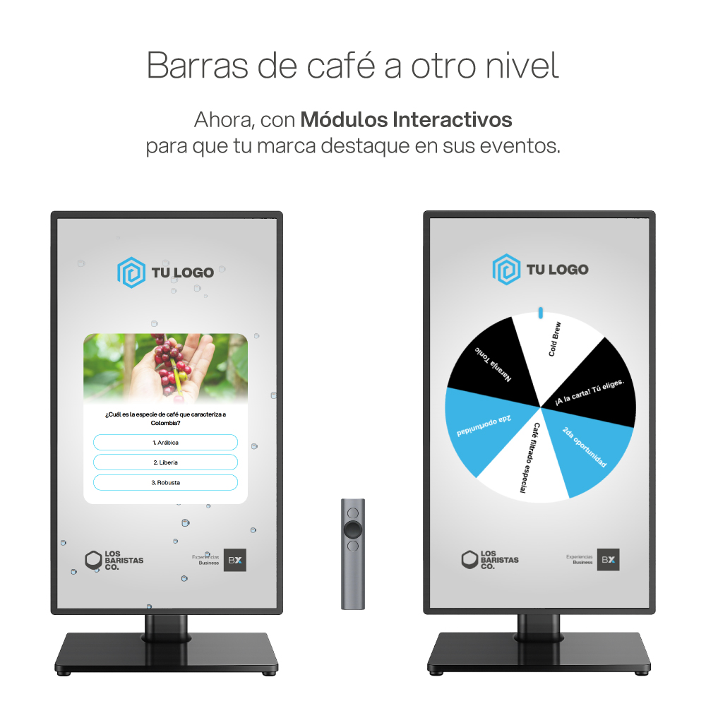 Módulos Interactivos para Barras de Café