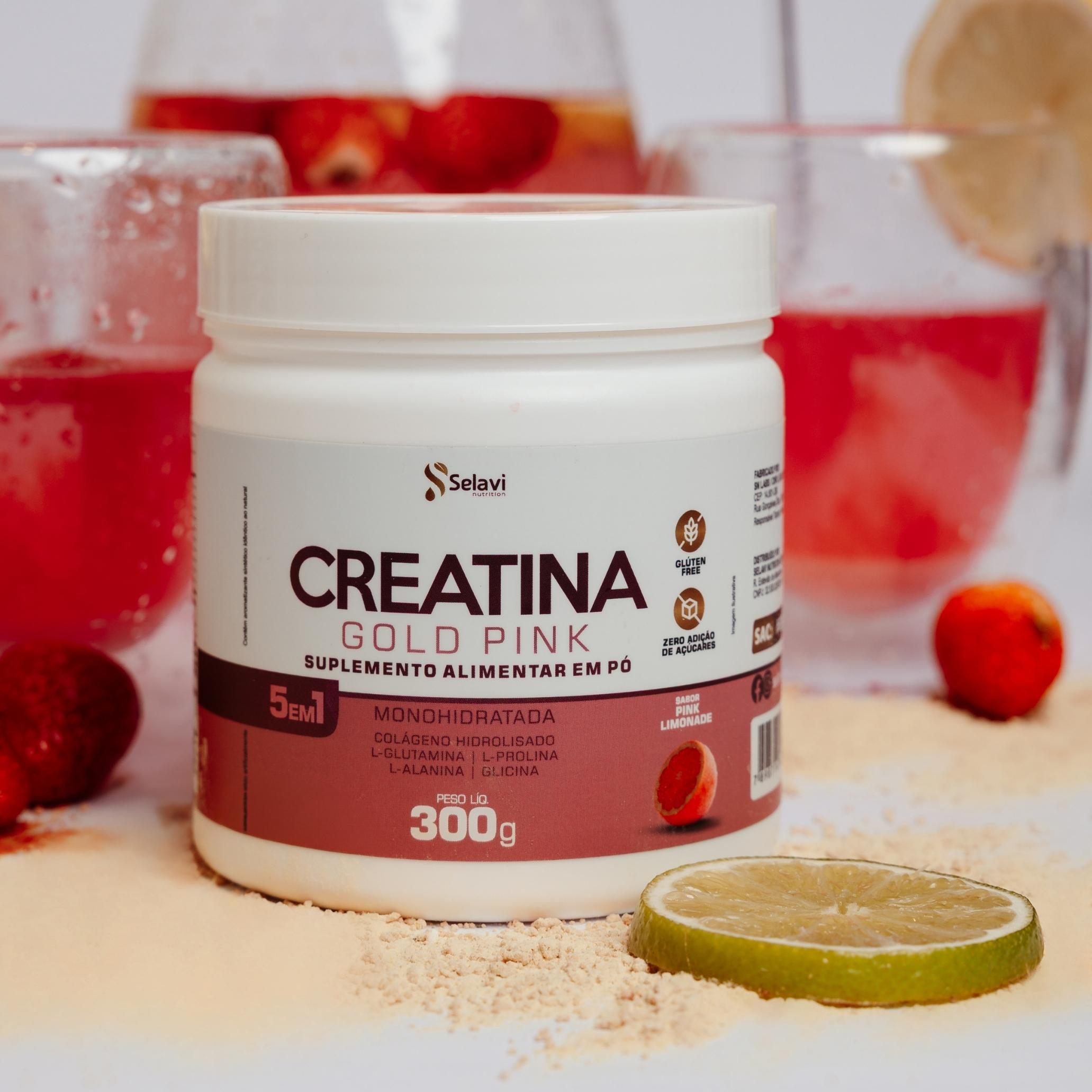 CREATINA GOLD PINK EM PÓ - Comprar em Selavi Nutrition